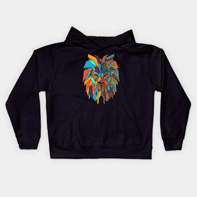 Abstract Lion Kids Hoodie by TylerMade